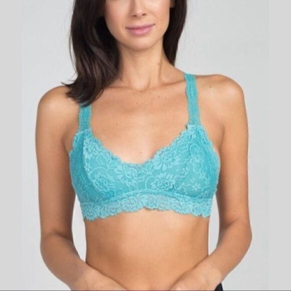 Lace Racerback Bralette - Mint - Picture 8 of 8
